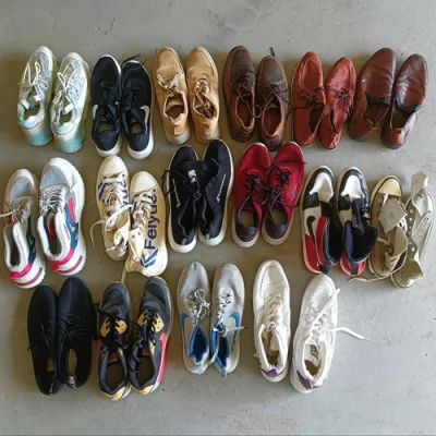 Gemischte Herren-Second-Hand-gebrauchte Schuhe, Damenschuhe, Lagerballen