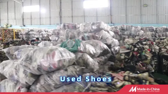 Fabrik-Großhandel für gebrauchte Schuhe, Lieferant, Export nach Afrika, gemischte gebrauchte Schuhe